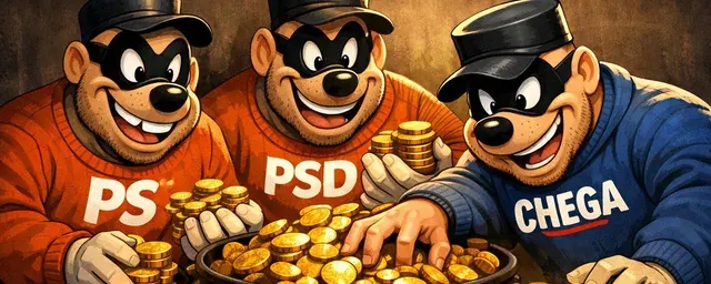 Dois candidatos do sistema! O segundo quer meter a mão no pote!