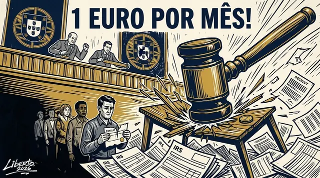 IRS: governo promete 2,4 mil milhões e dá 1 euro por mês