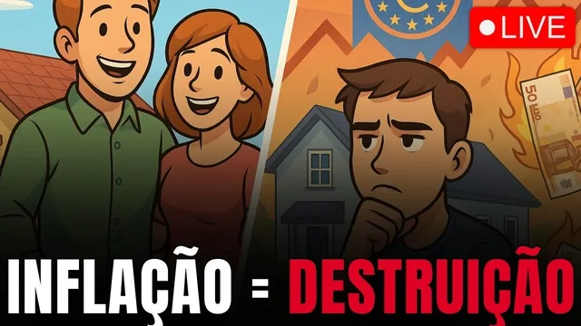 💵O VERDADEIRO CULPADO! Como os Bancos Centrais destroem o teu poder de compra c/ Luís Gomes