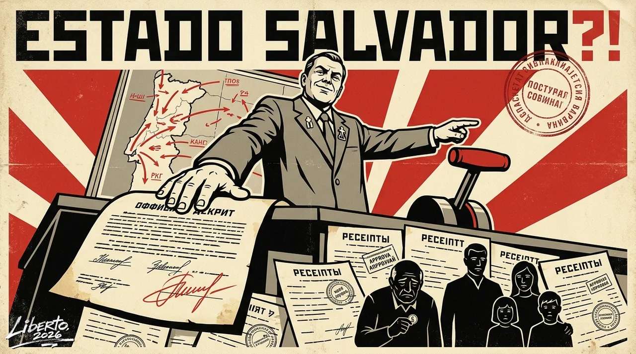 Estado cria pobreza e depois vende-se como salvador de 4 milhões