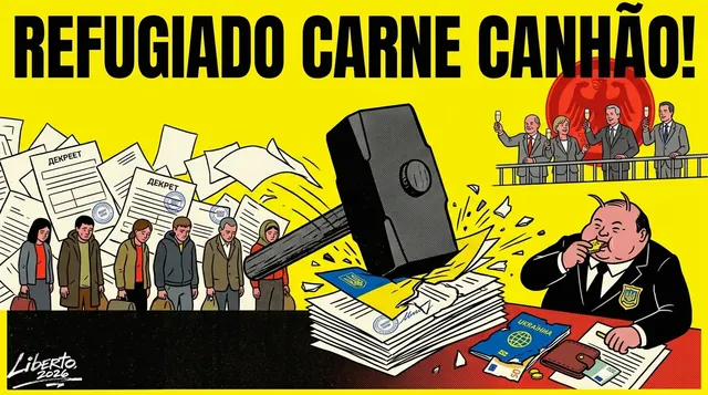 Alemanha e UE preparam-se para deportar refugiados ucranianos em idade militar para a guerra