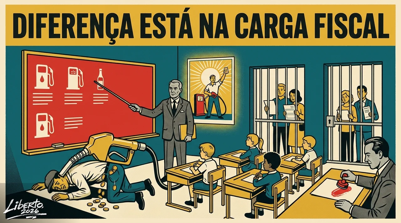 Impostos explicam 30 cêntimos de diferença nos combustíveis
