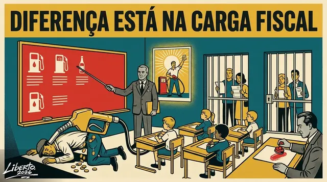 Impostos explicam 30 cêntimos de diferença nos combustíveis