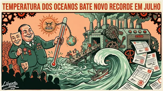 Temperatura dos oceanos bate novo recorde em Julho